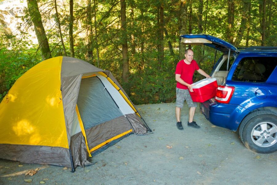 One of the main types of camping is car camping.